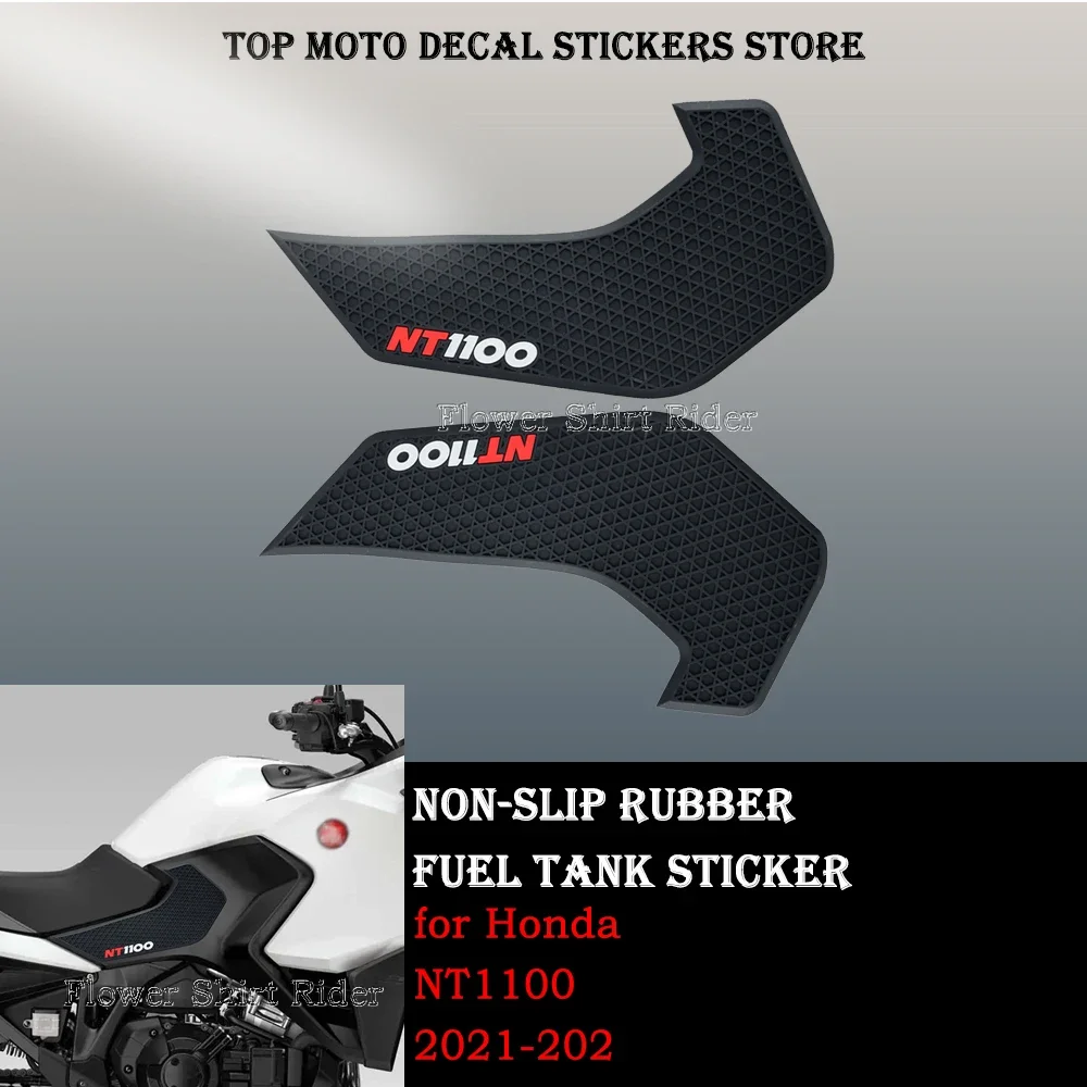 

2022 Side Fuel Tank Pad Knee Pad Grip Pad Tank Grips Fuel Tank Protection Stickers For HONDA NT 1100 NT1100 2021-2023