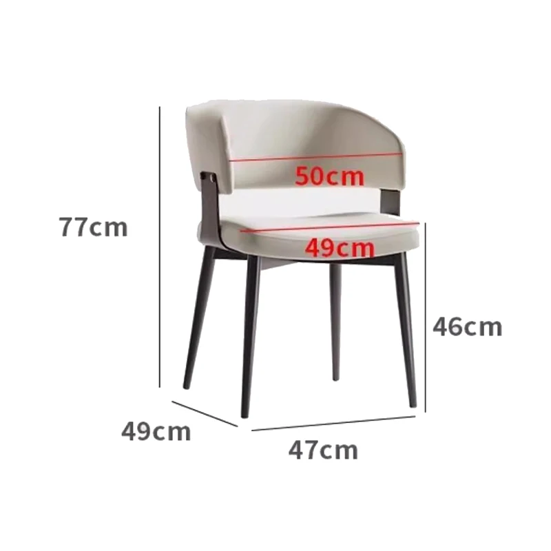 rz- Classic Dining Chairs Modern Nordic Elegant Designer Dining Chairs Luxury Trendy Chaise Salle A Manger Furniture*