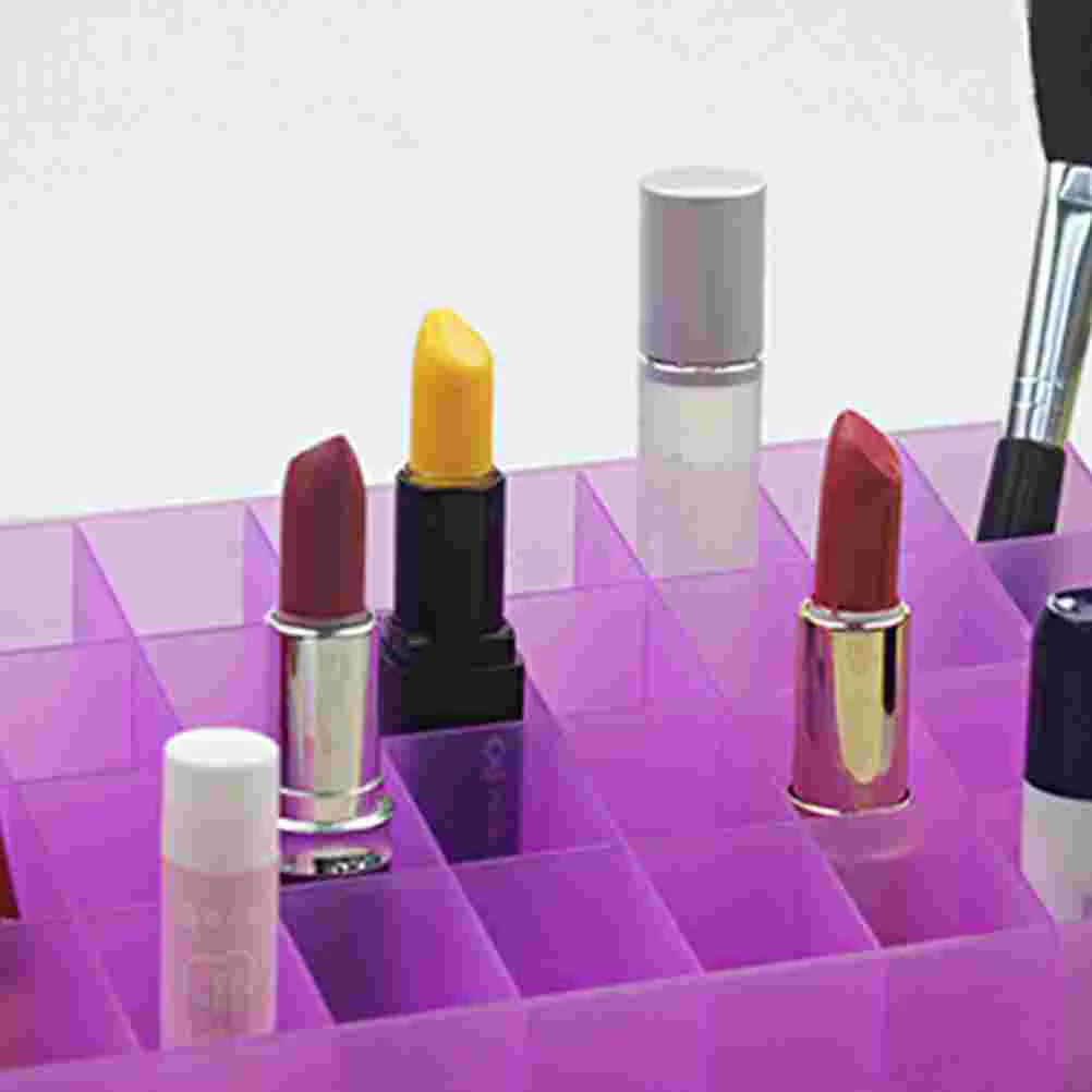 40 Slots Dresser Countertop Lipstick Stand Makeup Organizer Drawers Storage Case Desk Holder