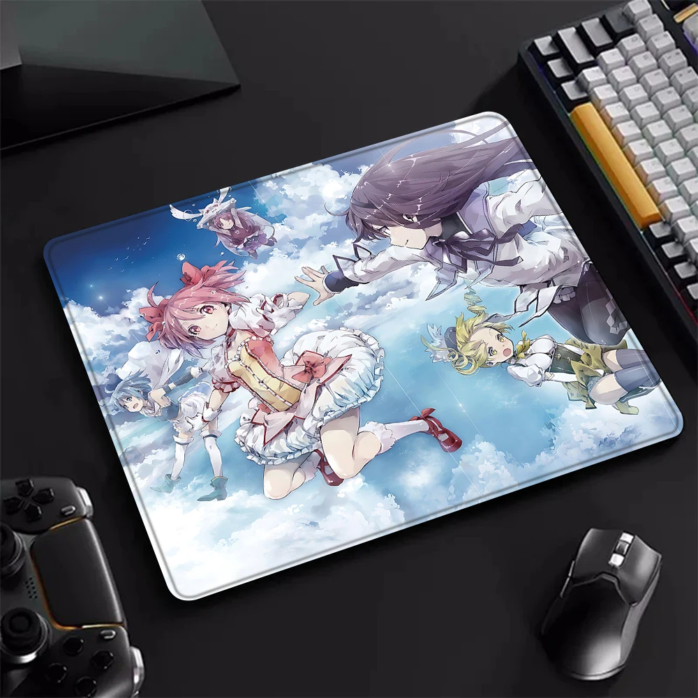 madoka magica Gaming Mouse Pad XS Small Mousepad For PC Gamer Desktop Decoration Office Mouse Mat Deskmat Rug