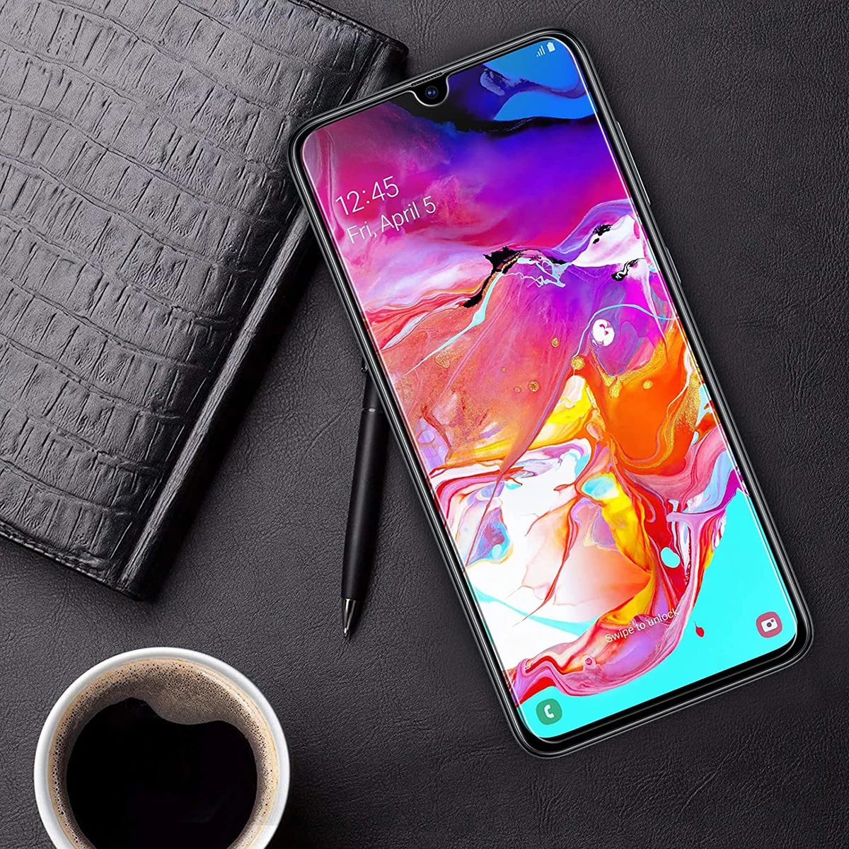 2/4 buah kaca Tempered untuk Samsung Galaxy A30 A30s SM-A305 SM-A307 kaca pelindung layar