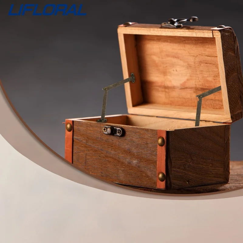 4 шт., сундук для ювелирных изделий, деревянная складная подарочная коробка, верхняя опорная петля, витрина, шкаф, мебельная петля