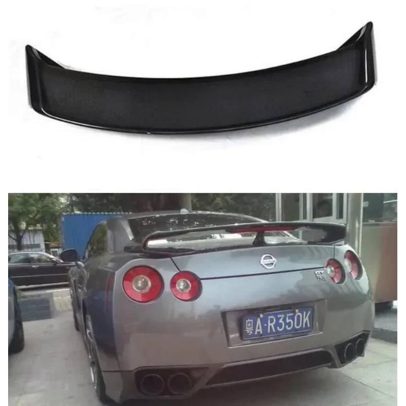 

Real Carbon Fiber Car Rear Wing Trunk Lip Spoiler For Nissan GT-R GTR R35 2008-2021