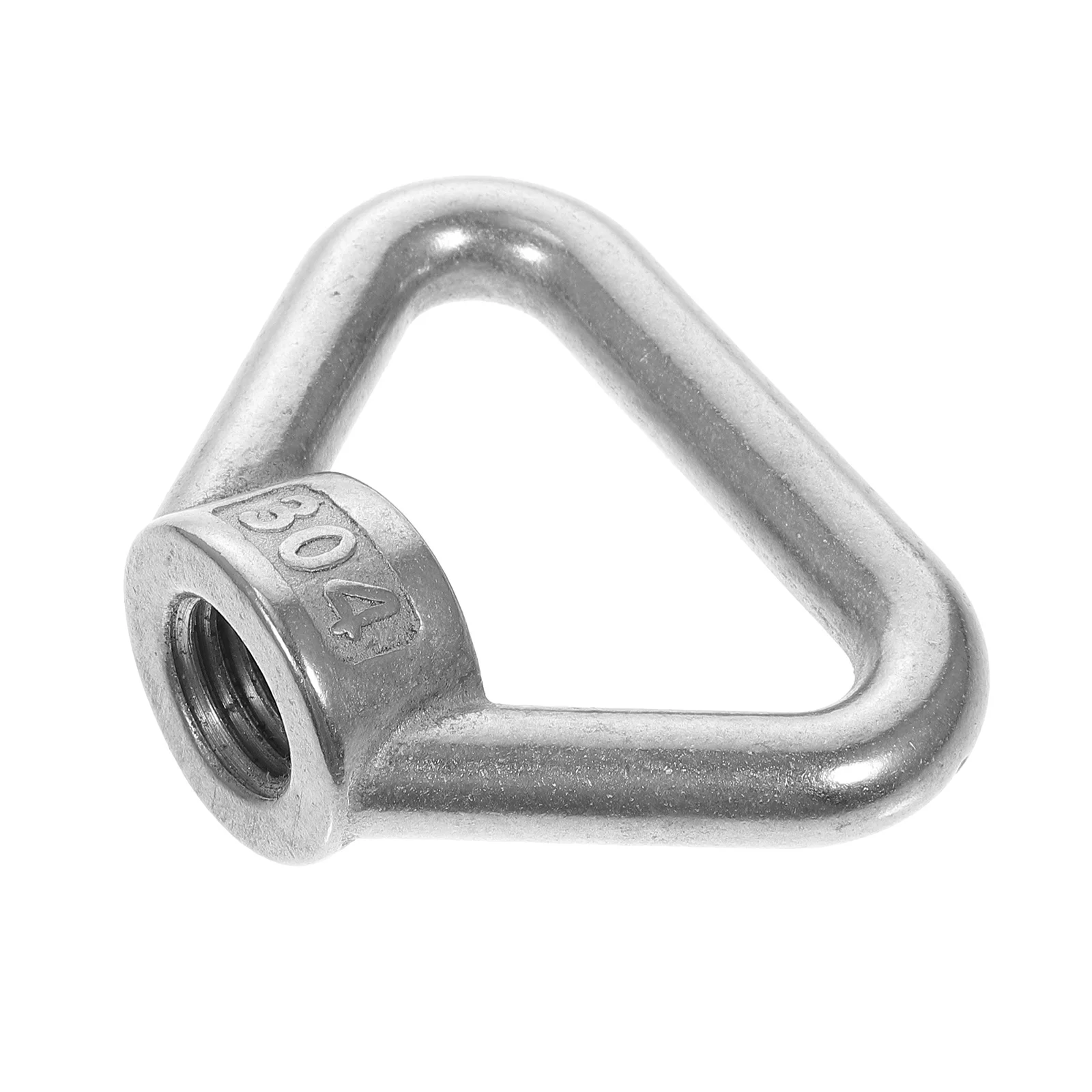

Threaded Stainless Steel Eye Nut Triangle Ring Heavy Duty Nut Fastener Lifting Marine Kayak Accessories Eye Bolt