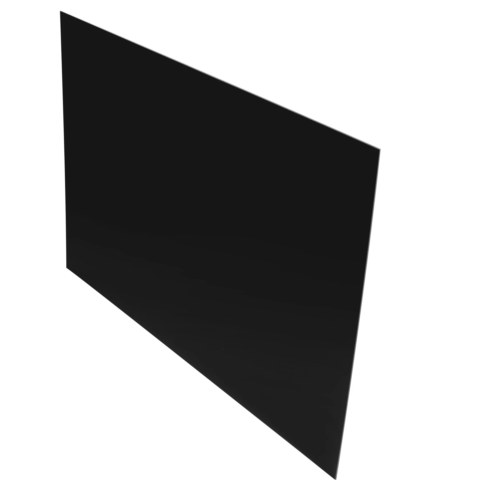 ABVE-lembar Pickguard Bass gitar, bahan kosong pelat 1 lapis hitam 43x29 cm