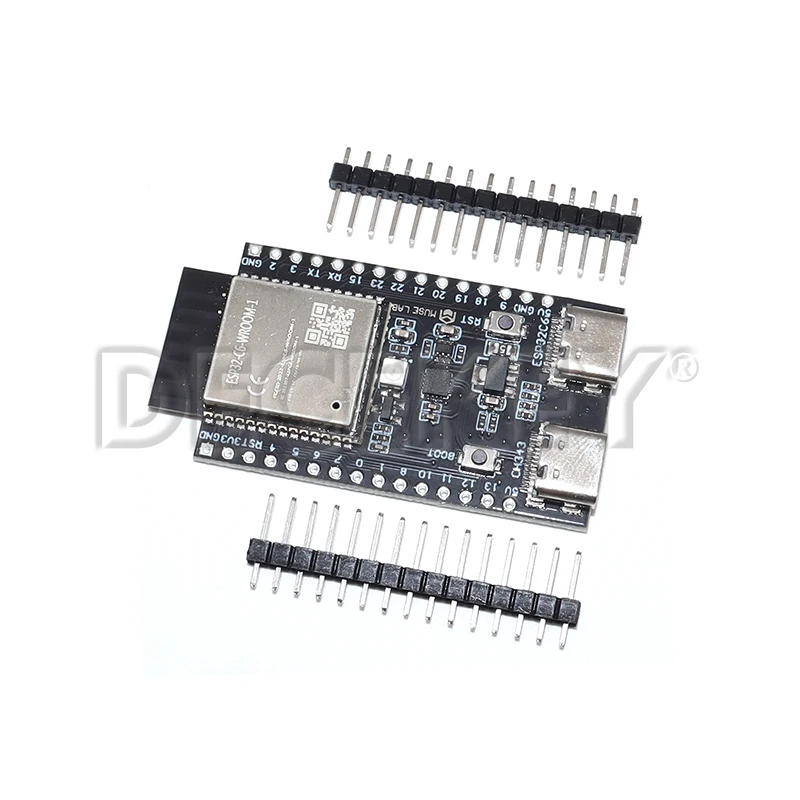 ESP32-C6 ESP32 WiFi+Bluetooth Internet Of Things Dual Type-C Development Board ESP 32 Core Board ESP32-C6-DevKit C N4R2