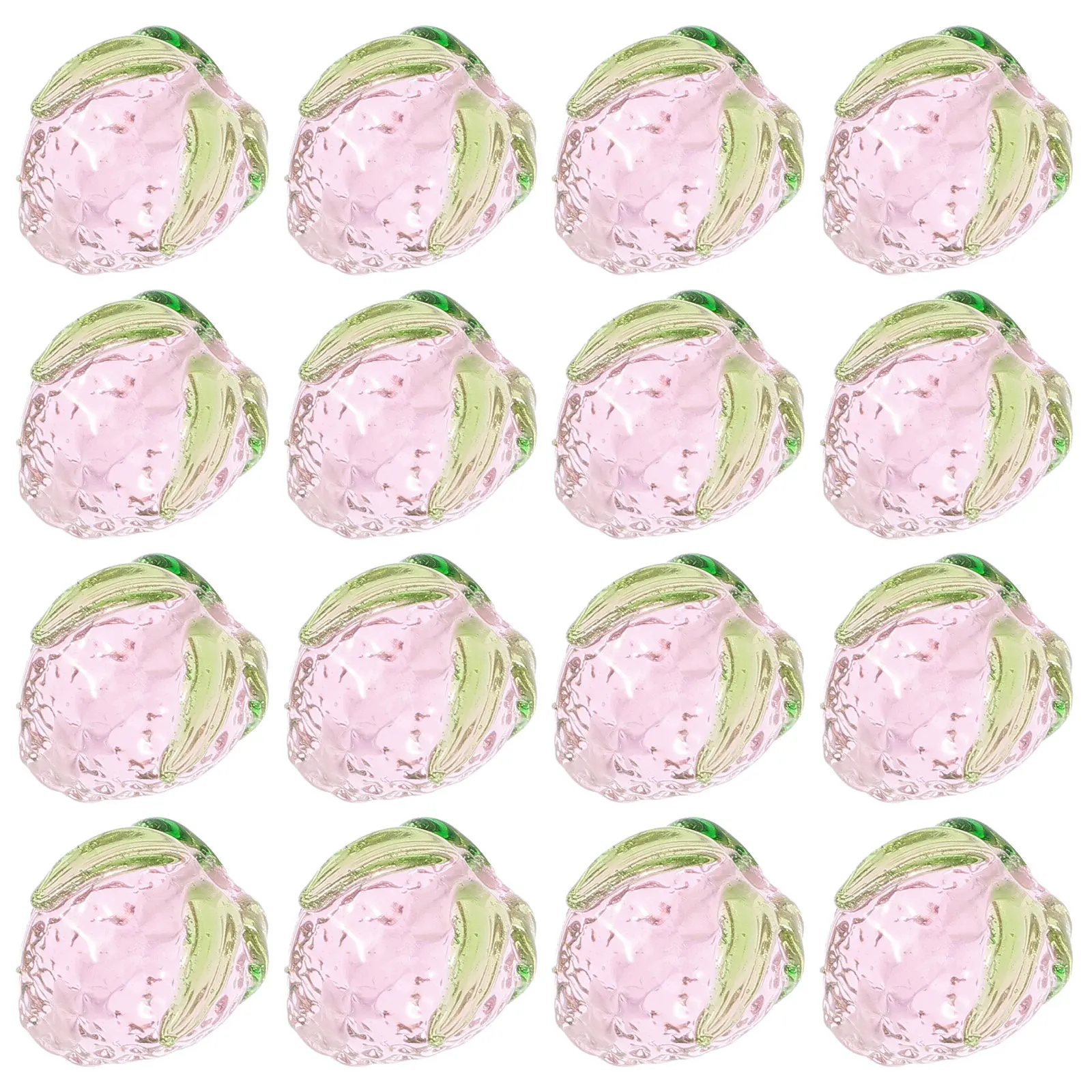 16Pcs Fine Workmanship Strawberry Charms Perfect DIY Jewelry Making Supplies for Bracelet Necklace Earring Pendant Craft Decor