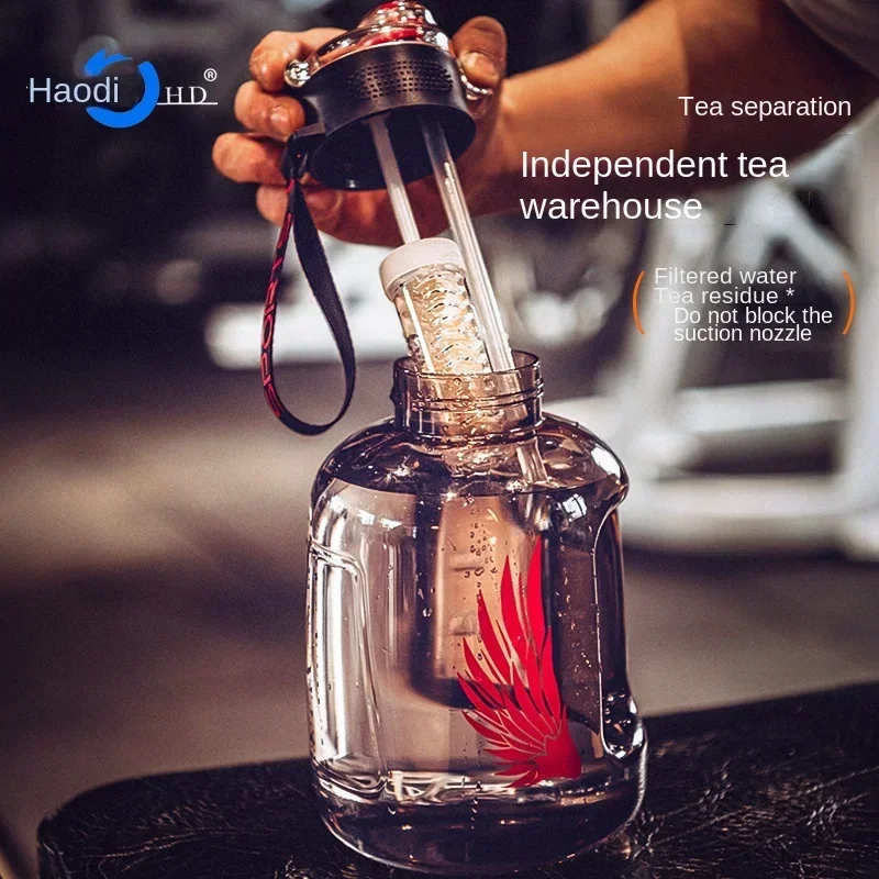 زجاجة بلاستيكية رياضية للمياه ، غلاية أكبر ، كوب شرب ، لياقة بدنية ، تخييم ، نزهات ، 5 لتر ، من من من من من ؟