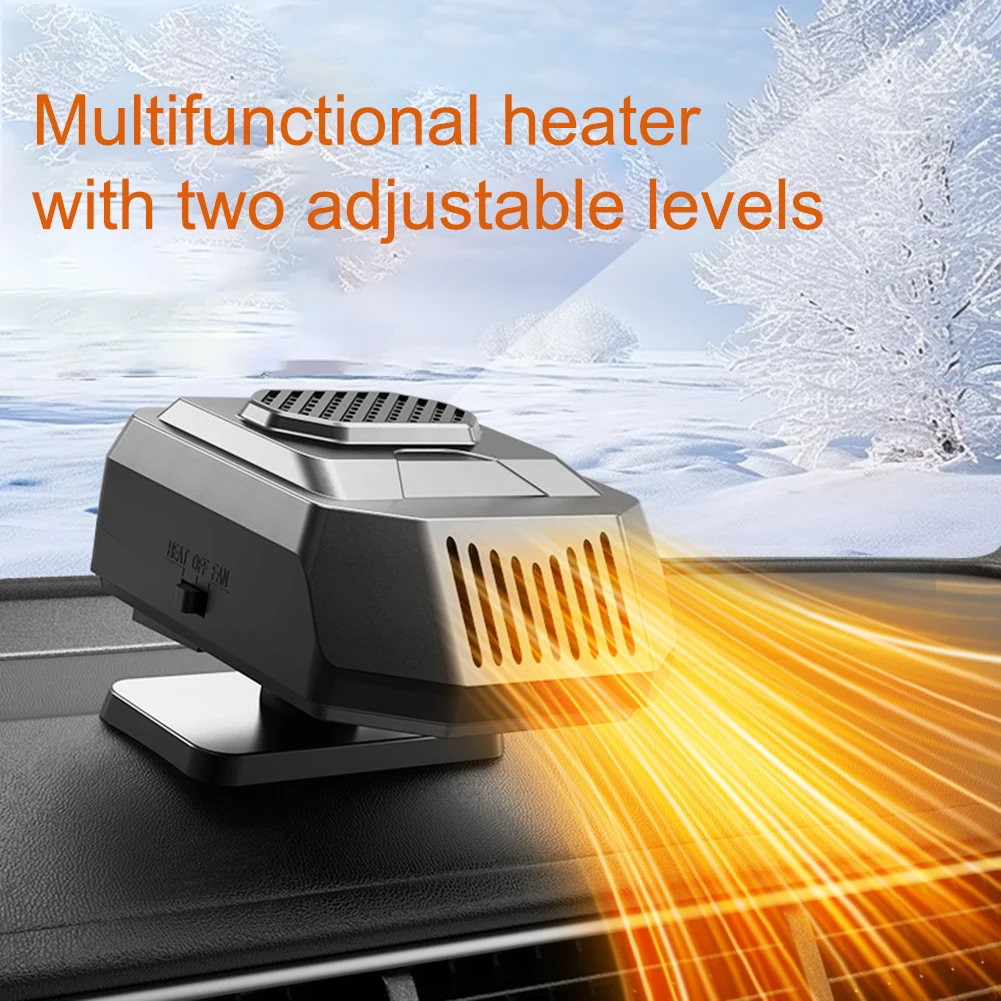 Effortless Warmth 150W Portable Car Heater DC 12V for Quick Defogging and Efficient Air Distribution During Winter Drives