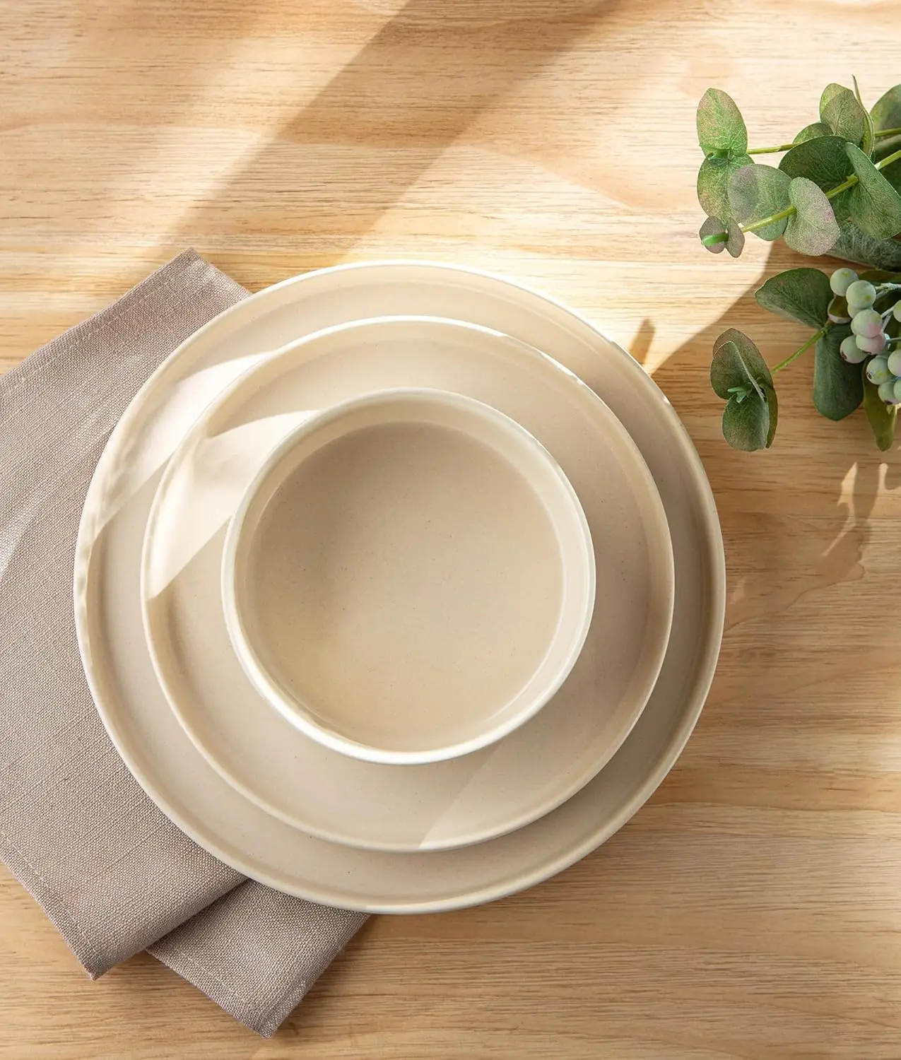 Наборы керамической посуды на 8 штук, набор тарелок и мисок ручной работы с реактивной глазурью, устойчивый к царапинам набор посуды, духовка и микро