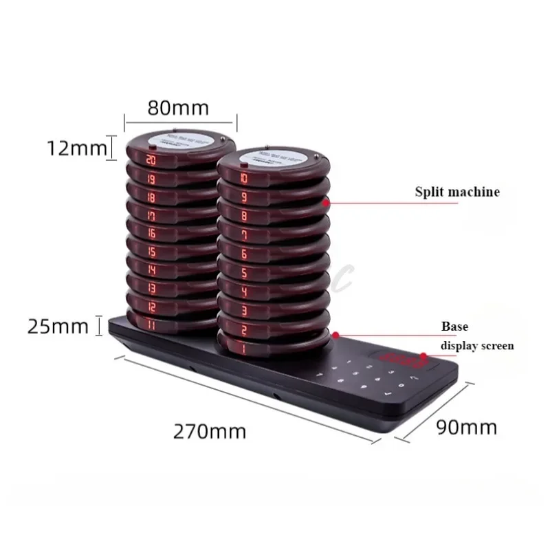 Coffee Shops Bars and Hotels Are Redeveloping Restaurant Pagers Reminder Disks Wireless Calling Systems and Vibrators