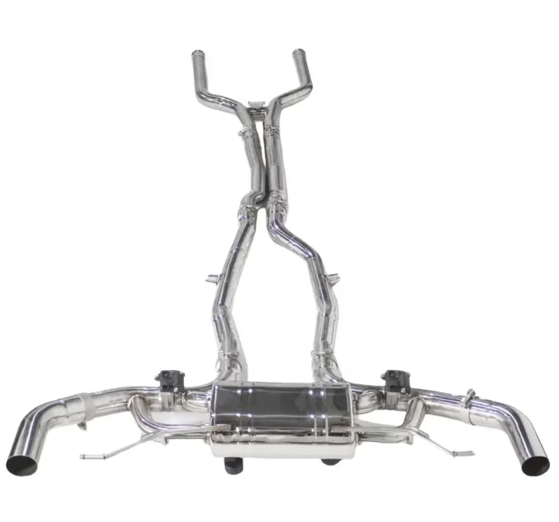 304 Stainless Steel Custom Downpipe For BenzAMG GLC63  m177 exhaust pipe