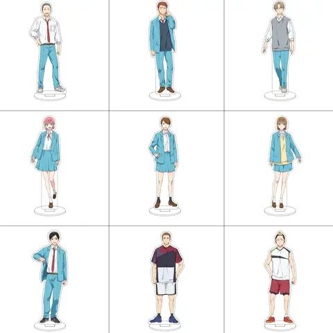 16CM Anime Ao no Hako Cosplay Acrylic Stand Ornaments Shingo Inomata Chinatsu Kano Hina Chono Figure Stand Halloween Gifts