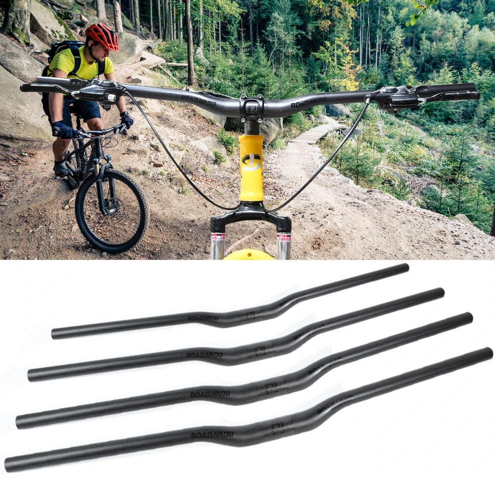 

T800 Carbon Fiber MTB Riser Handlebar 31.8*700/720/740/760mm Mountain Bicycle Handlebar Lightweight Bike Bar 3K Matte