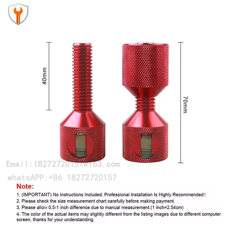 Double Hole Flange Alignment Pin Flange Alignment Pin with Level 1-1/8 inch Two Hole Flange Alignment Pin Set