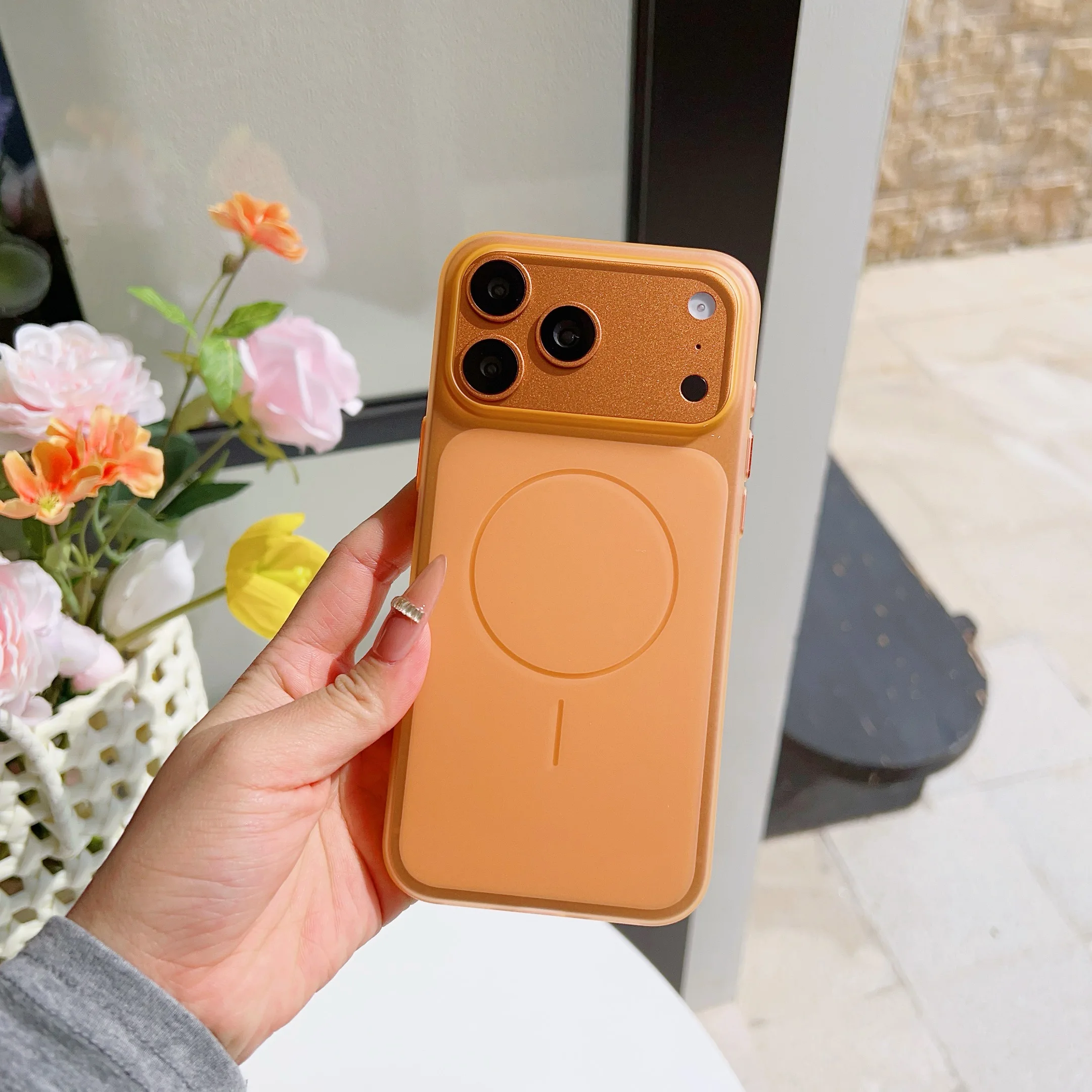 

Semi-Transparent Matte Frosted iPhone Case for 17 Pro Max 16 15 | Ultra Thin Lightweight Shockproof Solid Color Protective Cover