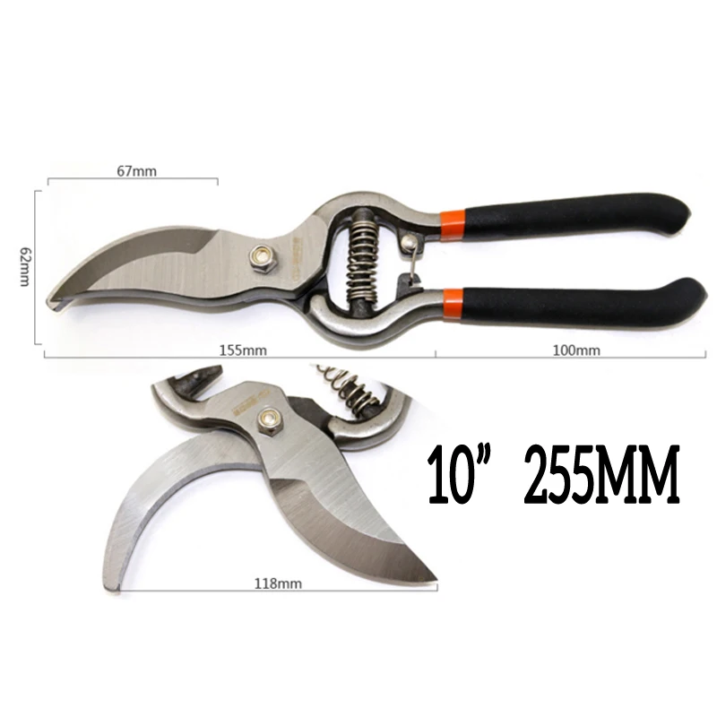 8/10 "Heavy Gartenschere Pruners Schneider Beschneiden Werkzeug Langlebig Zweig Geschnitten Schere Anlage Trimmer Garten Schere Gartengeräte