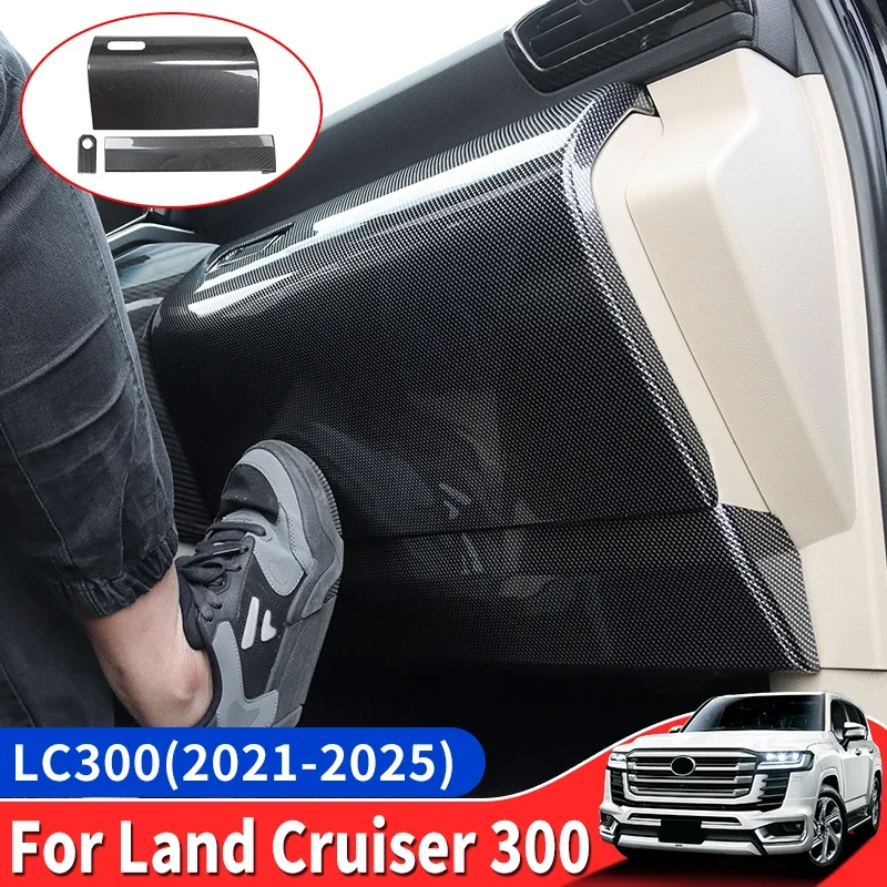 

For Toyota Land Cruiser LC300 J300 2021-2025 Co-Pilot Glove Box,Storage Box Cover Plate, Interior Upgrade Accessory ABS Material