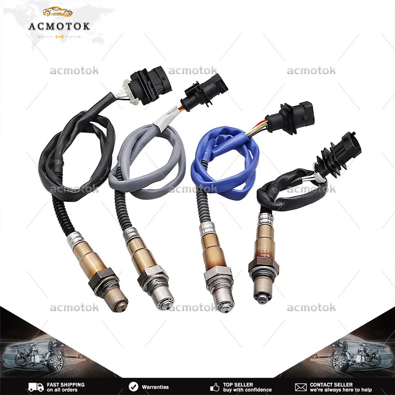 4Pieces 670004022 670002199 670009075 670009076 O2 Oxygen Sensor For Maserati Ghibli S Q4 3.0LQuattroporte Levante 2017-2020