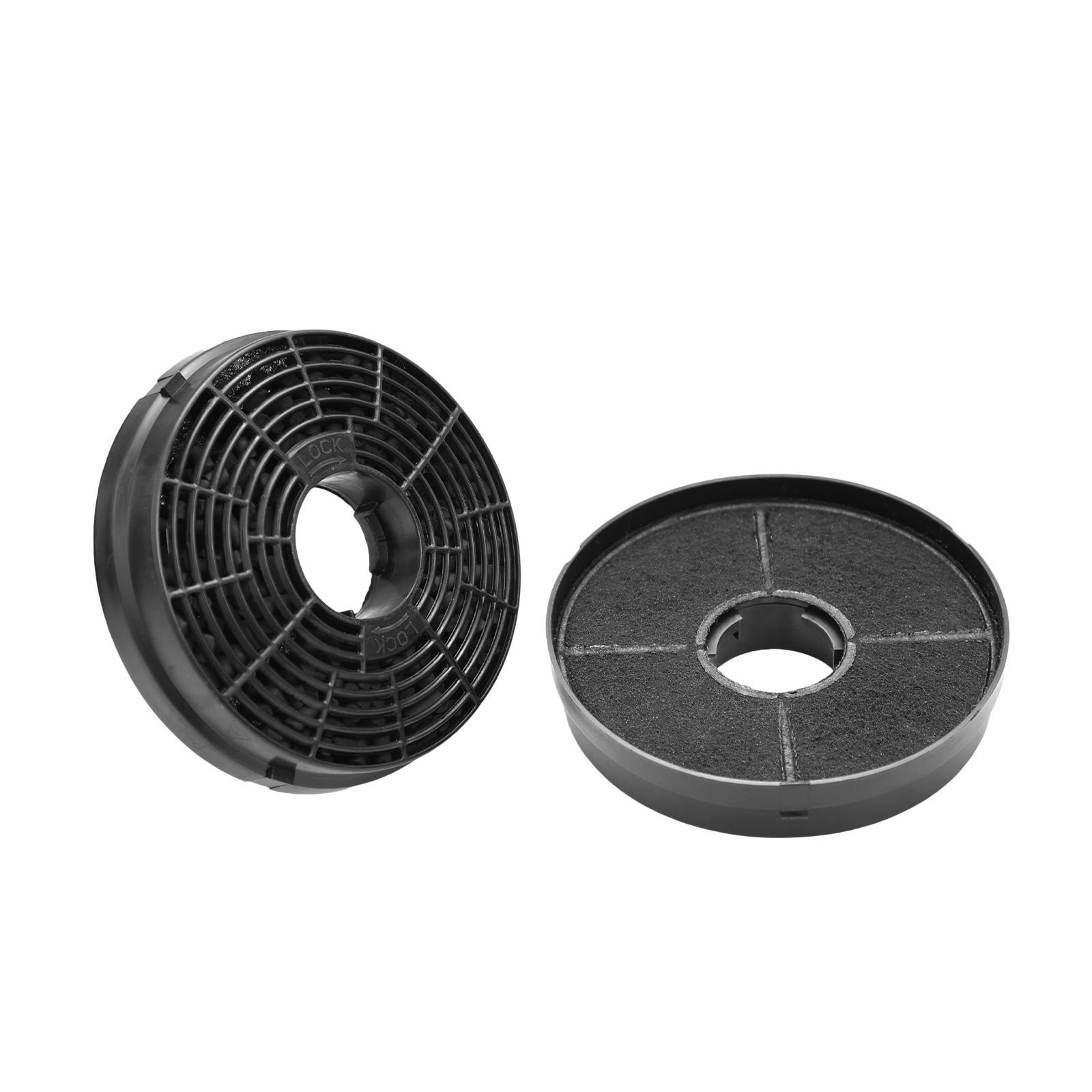 2Pcs 105*20MM Black Activated Carbon Filter Replacement Kitchen Cooker Range Hood Charcoal Filter Air Purification Tool Parts