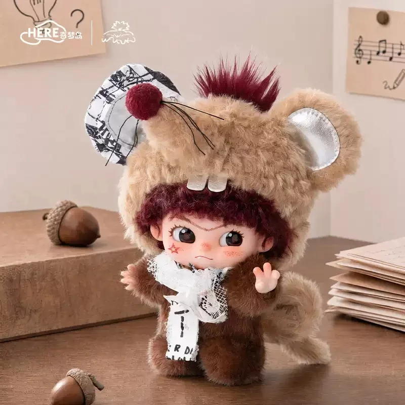 WAKUKU WHIMSY ACTIVATED Series Vinyl Plush Pendant Blind Box Original Toys Guess Bag Mystery Box Doll Anime Figure Ornament