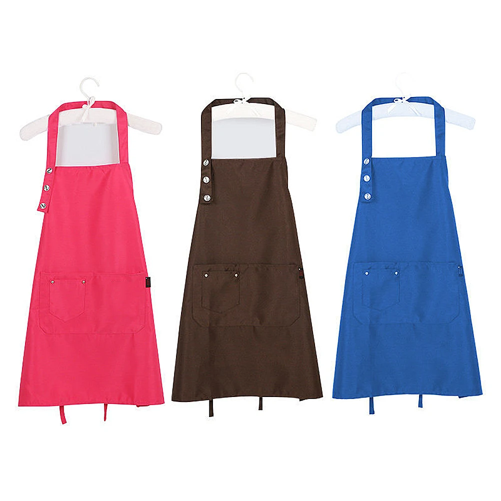 

Waterproof Oil-Proof Apron Premium Cooking Pinafore Dustproof Easy Clean Creative Kitchen Style Back Tie Machine Washable Unisex