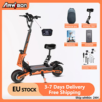 Arwibon 5600W Folding E-Scooter: Dual Motor 65km/h, 60V27AH, 11\