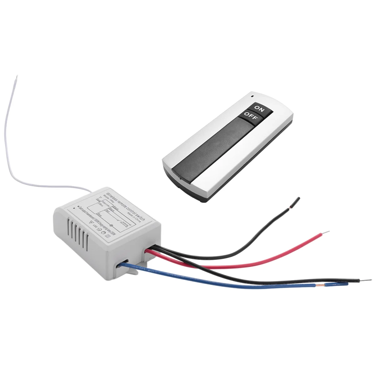 B02B-1 Way ON/OFF 220V Wireless Remote Control Switch Digital Remote Control Switch for Lamp & Light HT035