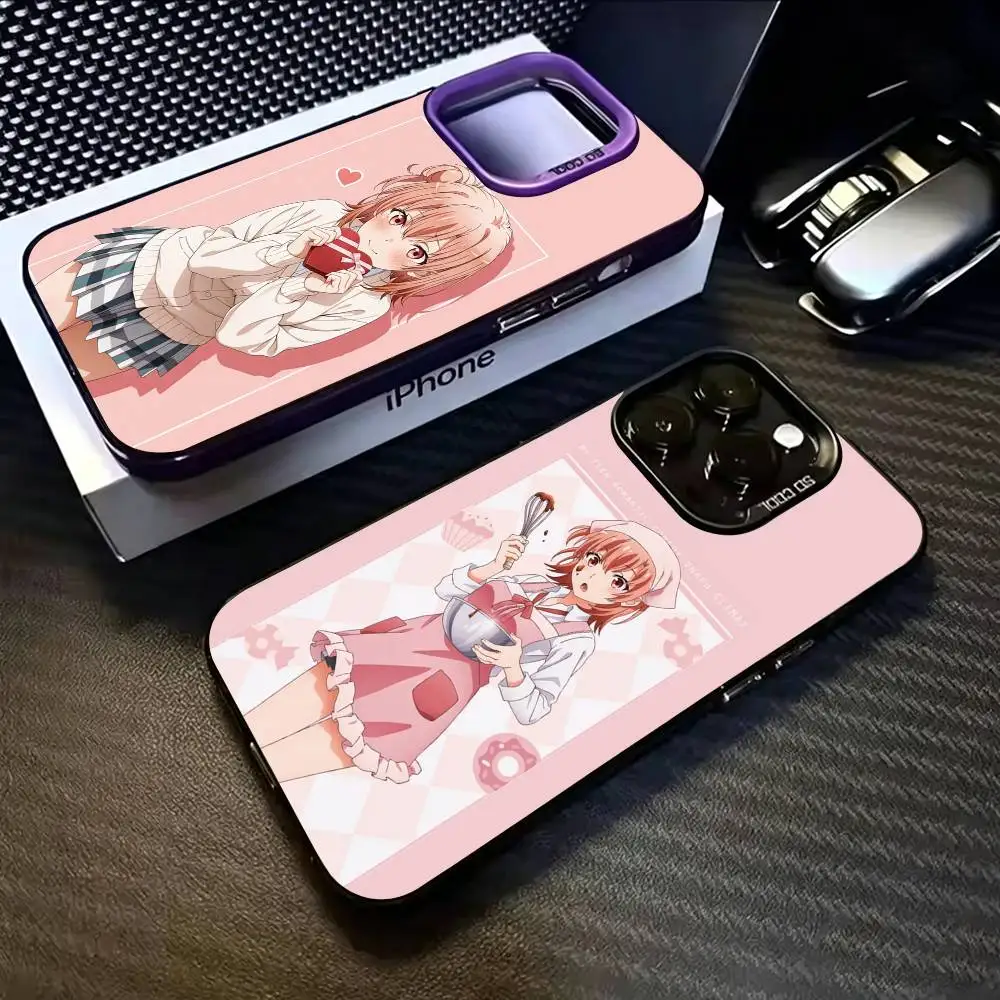 

Yuigahama Yui Anime OreGairu Phone Case For iPhone 17,16,15,14,13,12,11 Plus,Pro Max,XS,Colorful Silver Phone case Funda Cover