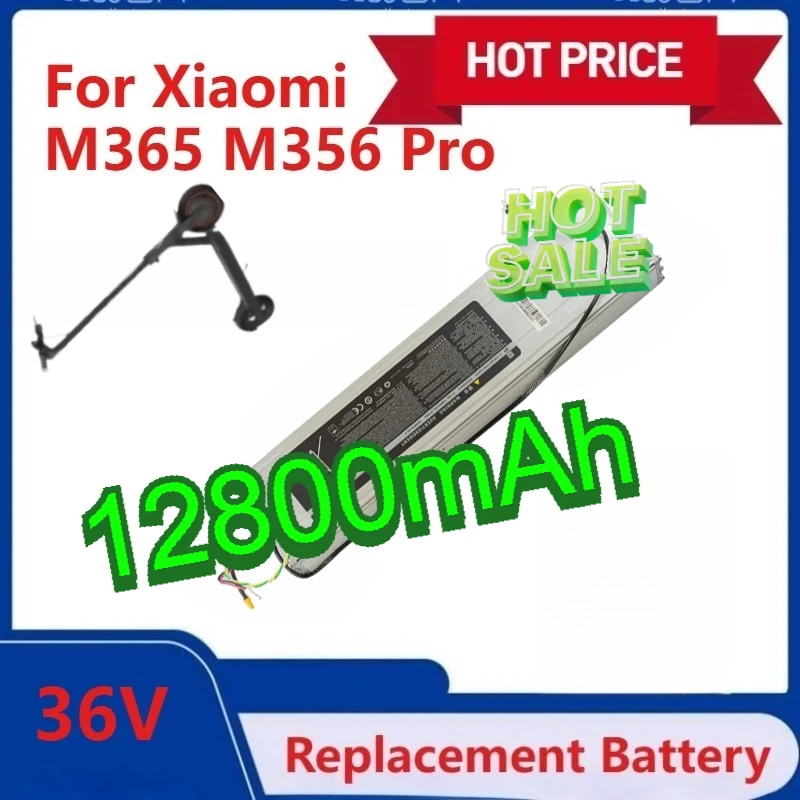 

36V 12800mAh Battery for Xiaomi M365 M356 Pro Special Pack 36V Li-ion Battery High Quality Rechargeable Battery