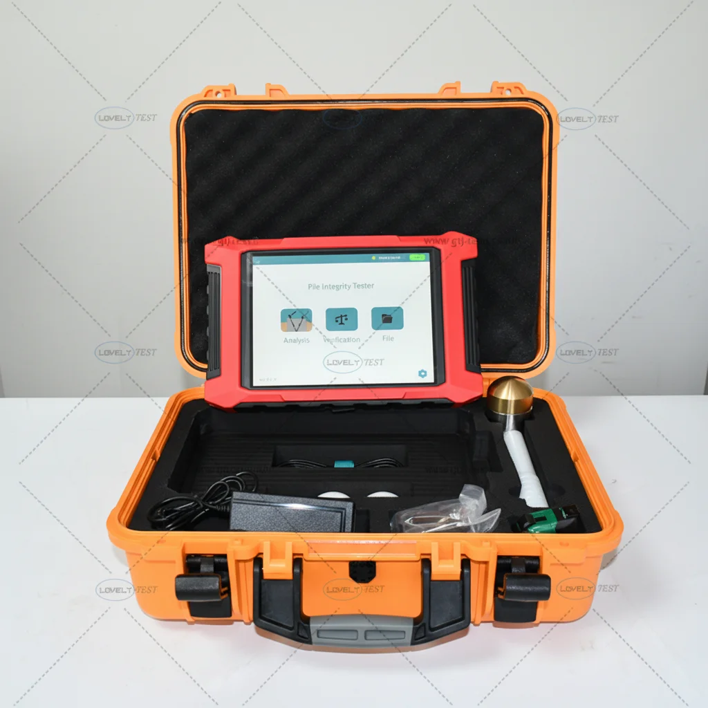 High-precision Pile Foundation Integrity Tester Low Strain Test Pile Echo Tester ASTM For Equipment Testing