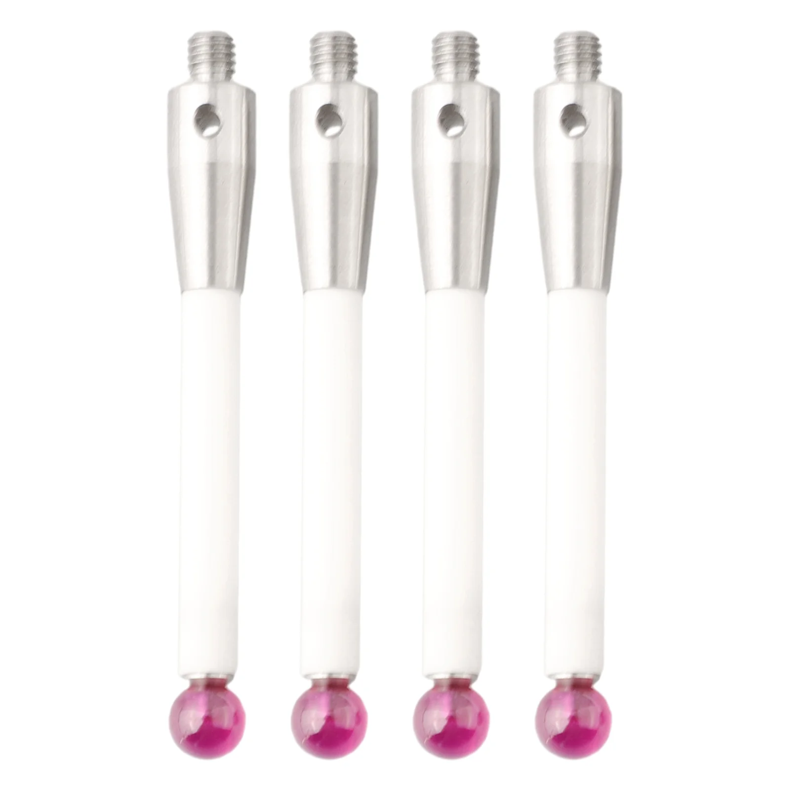 

4pcs Cmm Sonde Stylus 6Mm Bal Tip Cmm Contact Sonde Keramische As Sonde Testen Accessoires Voor Renishaw A-5000-3709