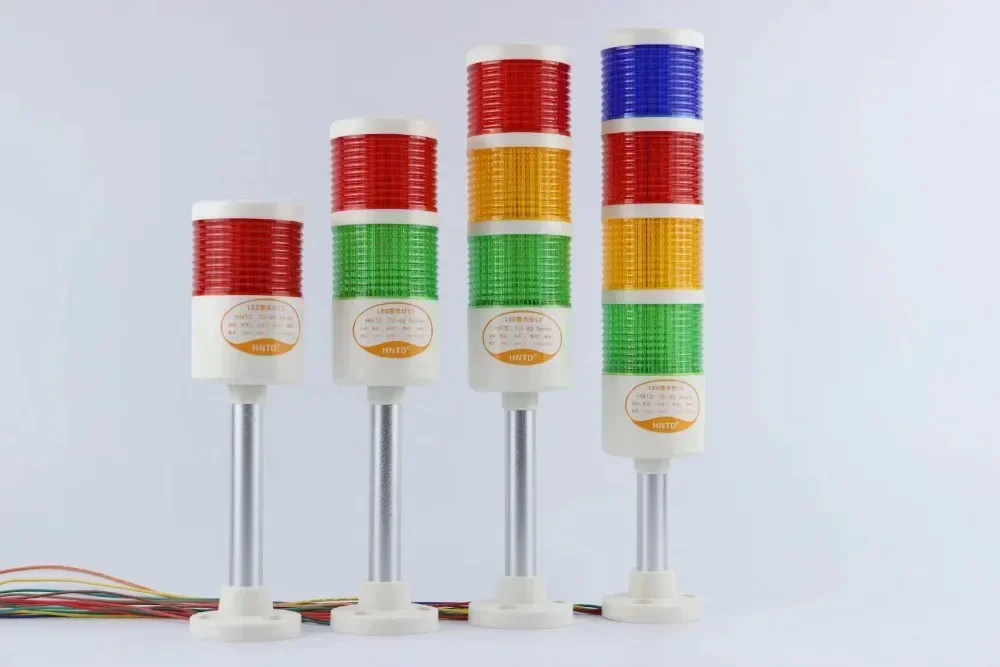 

D60 24 В OftenBright промышленная сигнальная башня, стек безопасности, сигнализация, сигнальная лампа, многослойный стержень с зуммером для станков с ЧПУ