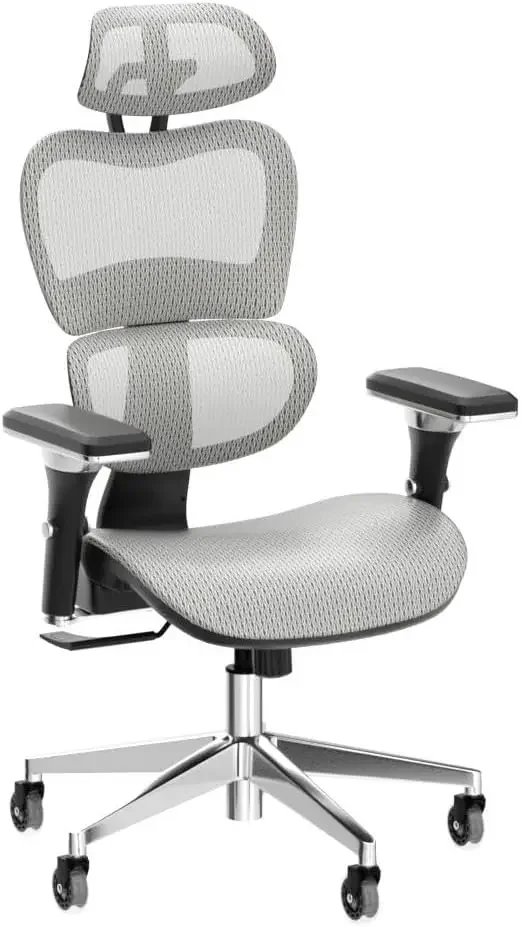 Nouhaus-Ergo3D Cadeira ergonômica do escritório, apoio lombar, Mesh Office Chair, 4D braço ajustável, encosto de cabeça ajustável