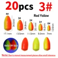 20 piezas Rojo YE 3