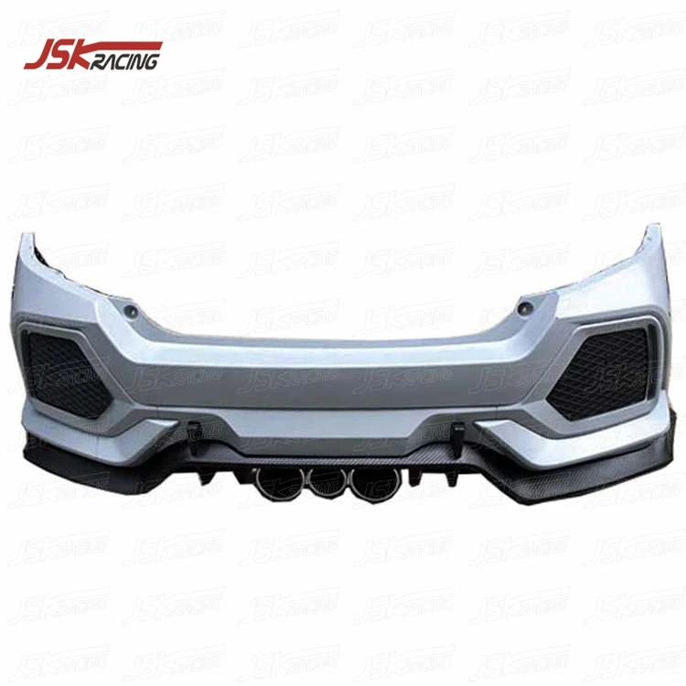 

T-R STYLE PP REAR BUMPER FOR 2016-2019 HONDA CIVIC X