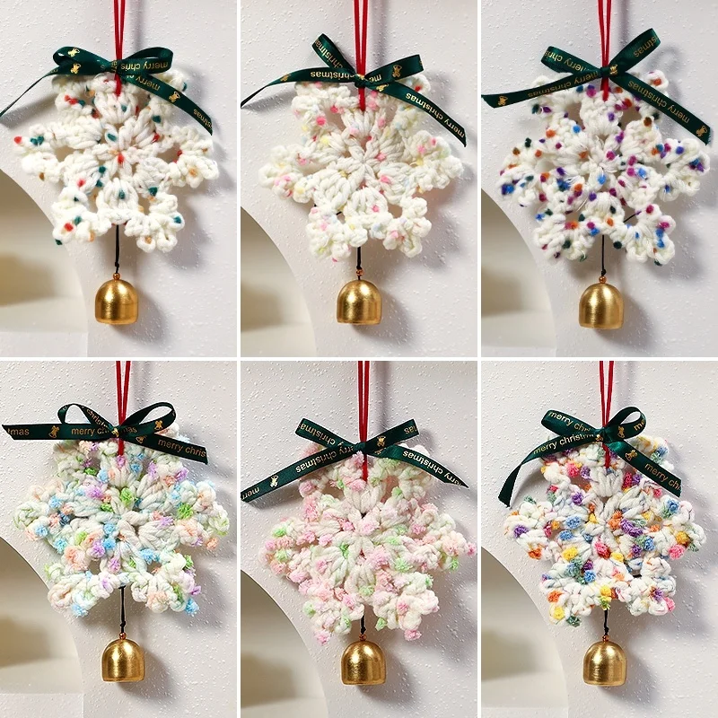 

2025 New Christmas Gift Scene Atmosphere Decoration Christmas Tree Felt Snowflake Ornament Holiday Decoration Hanging Ornament