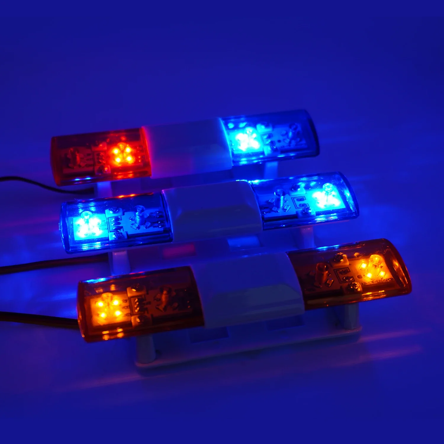 

YSIDO RC Car Multi-function Police Night Flash Bright LED Light 105-145mm Roof Flash Lamp for RC Car HSP Kyosho Traxxas Tamiya