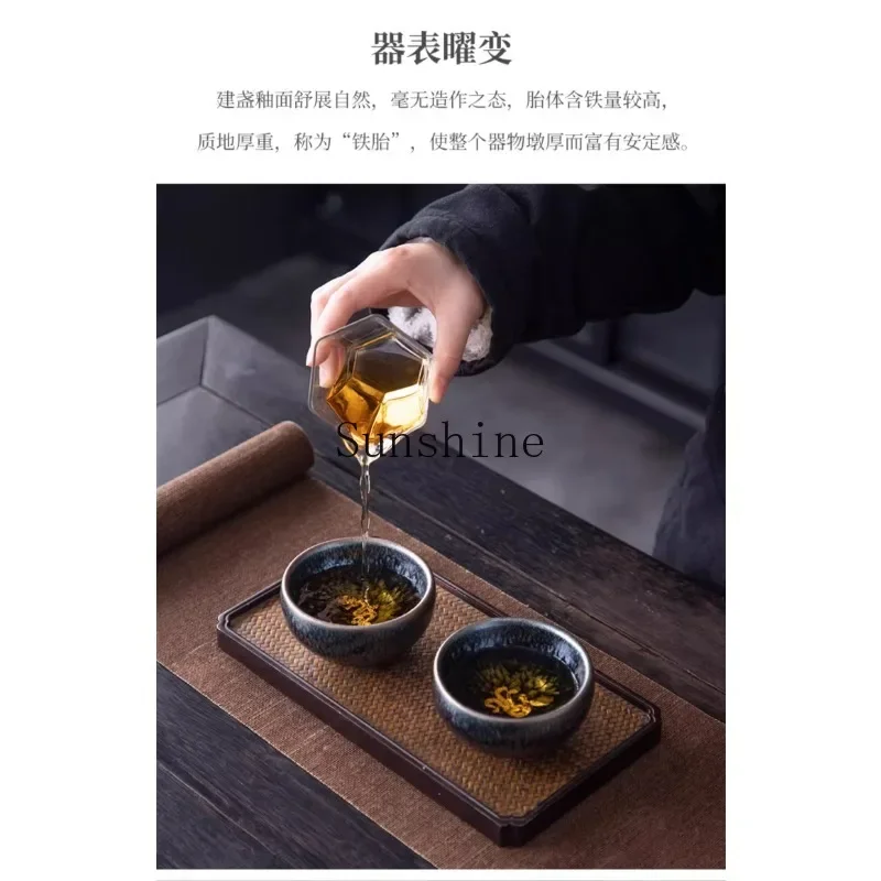 Longfeng Chengxiang Baihua cup tea set to cup tea cup gift box