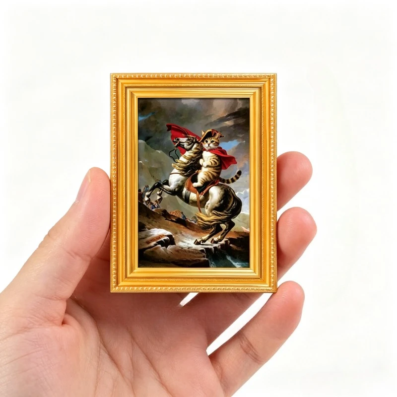 Funny Cat Refrigerator Magnet Retro Style Decorative Magnet Safe Magnetic Home Office Ideal Gift