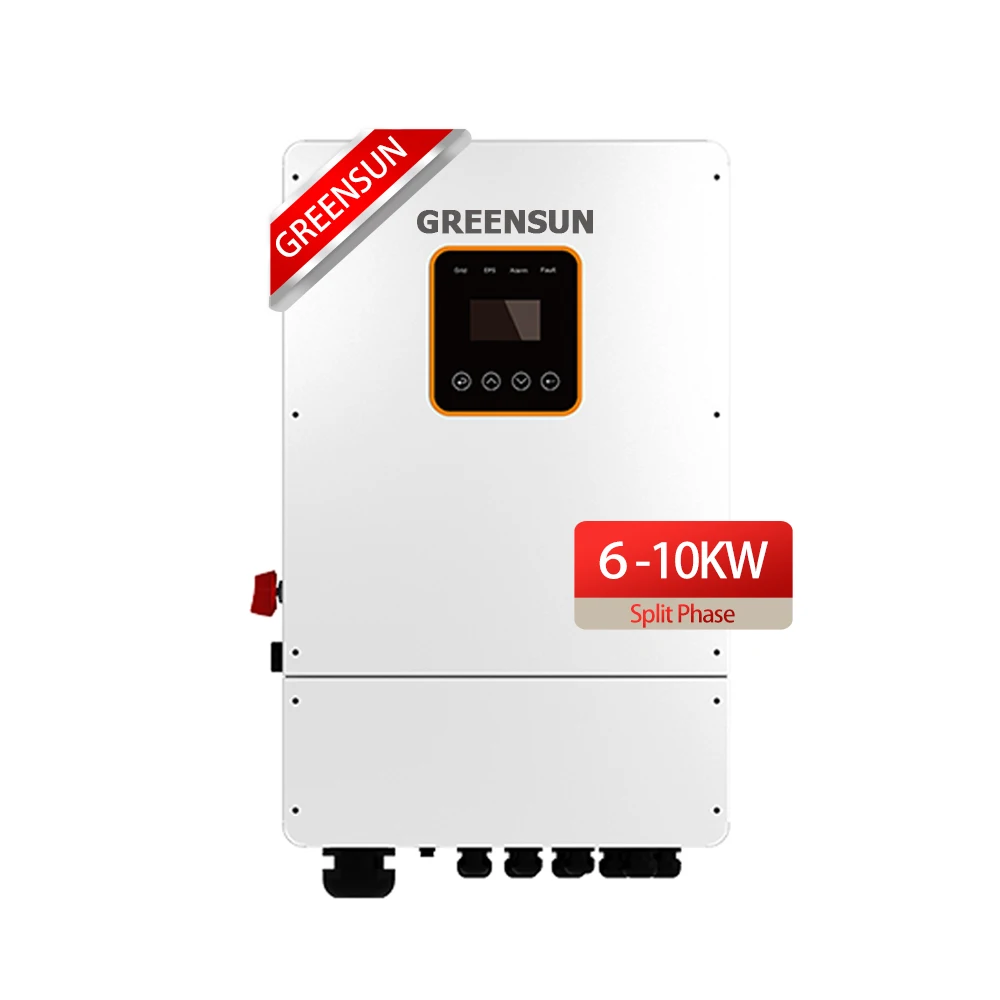 Onduleur solaire hybride GRS version US, 48V, 8KW, 10KW, Split Phase 120-240V