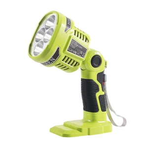 Cordless LED Work Light for Ryobi 18V ONE + Lithium-ion NiCd NiMh Batteries P189 12W 1120LM Handheld Flashlights Outdoor Camping