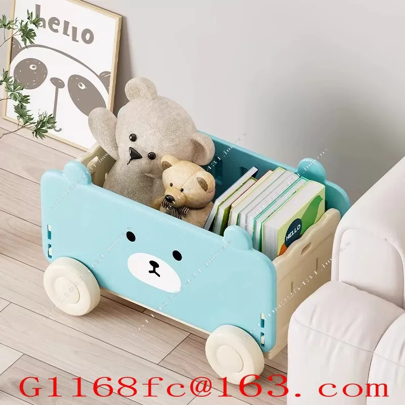 Large Capacity Storage Box with Wheels for Storing Snacks