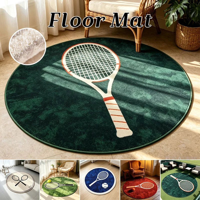 Home Zone Gym - NEW Round Carpet Bedroom Bedside Tufting