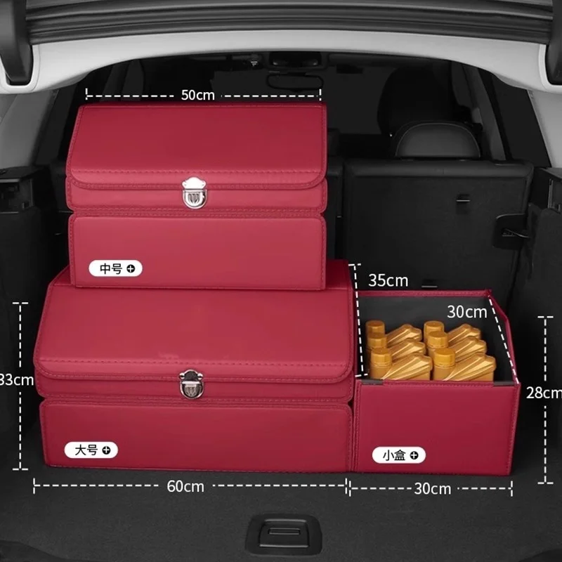 

Car Trunk Organizer Box Tools Storage Case For Porsche Macan 911 718 Cayenne Panamera Folding storage box