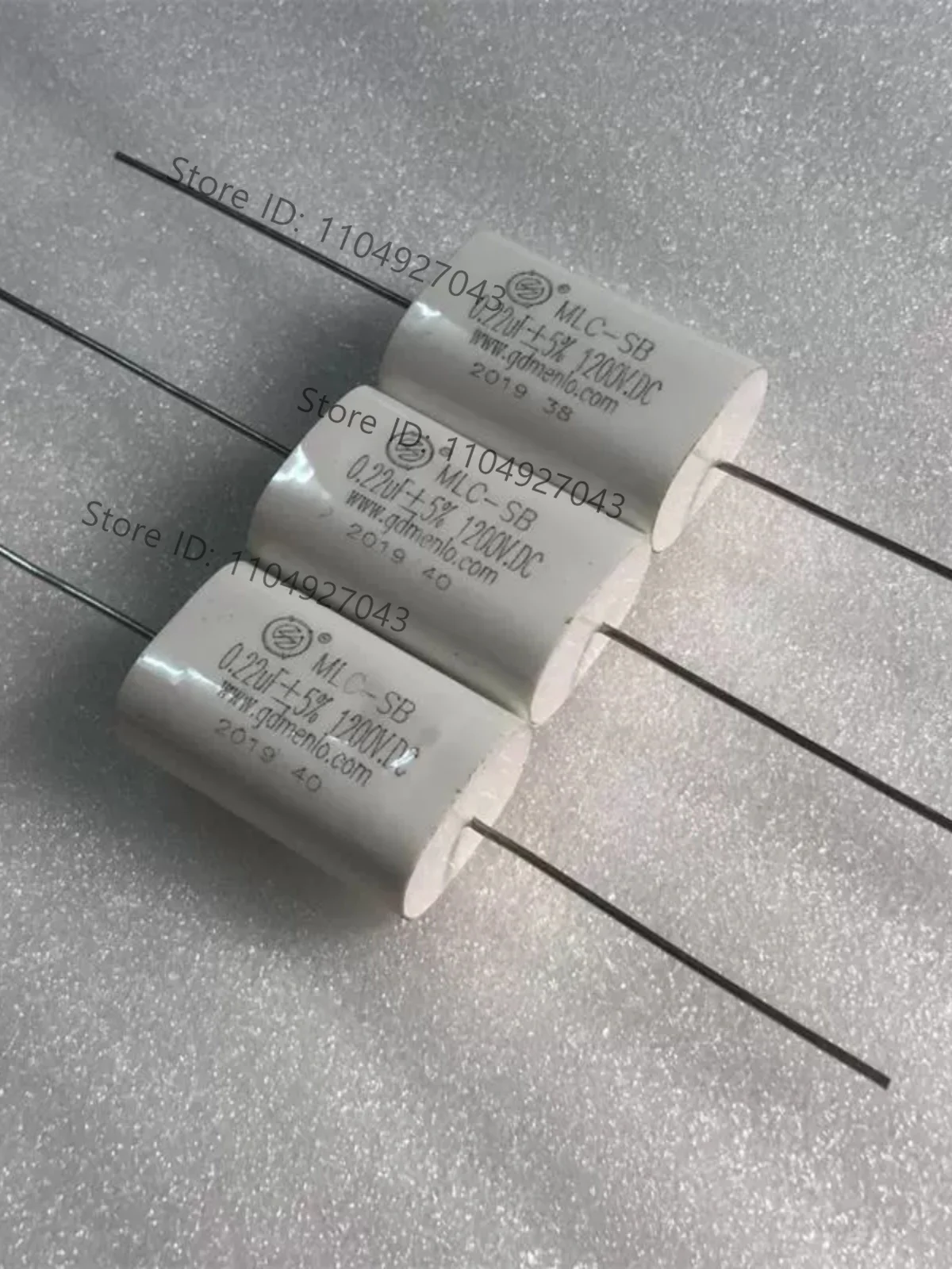 10Pcs New MLC-SB 0.22UF1200V thick copper foot non-inductive IGBT absorption protection film capacitor