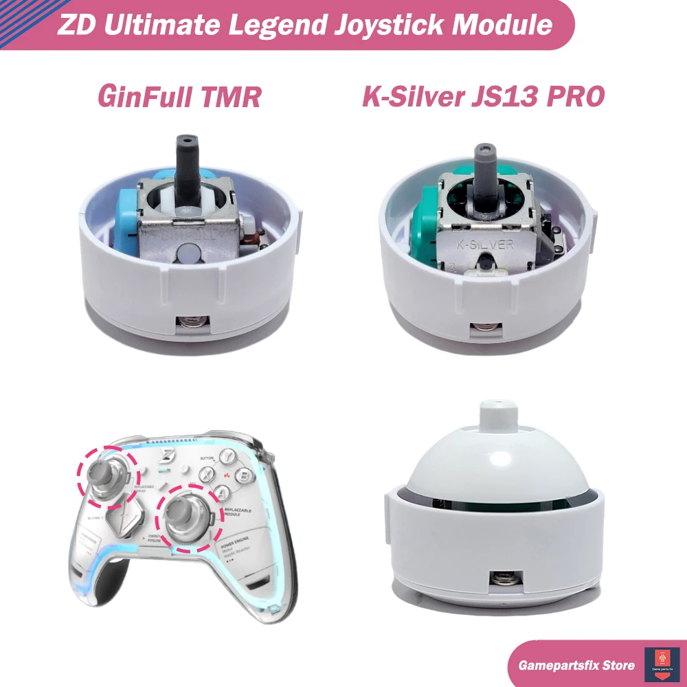 ZD Ultimate Legend コントローラー ALPS+JS13pro ZD Ultimate Legend Wireless Controller - White - us.MaxGaming.com