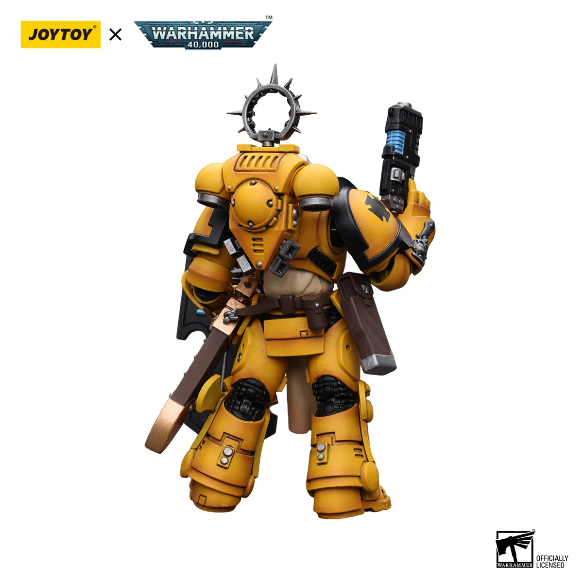 JOYTOY 1/18 Action Figures Mecha Warhammer 40K Toys Primaris Space Marines Imperial Fists Bladeguard Veteran Free Shipping