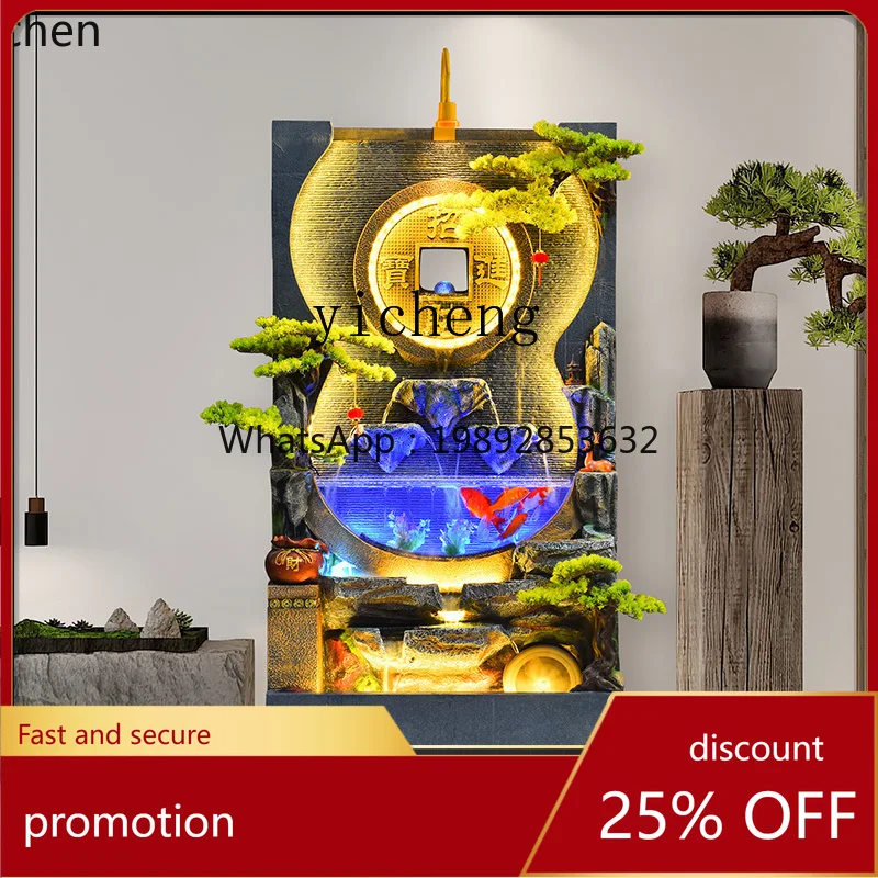 YFY  Outdoor Fountain Lucky Ornament Landscaping Balcony Big Water