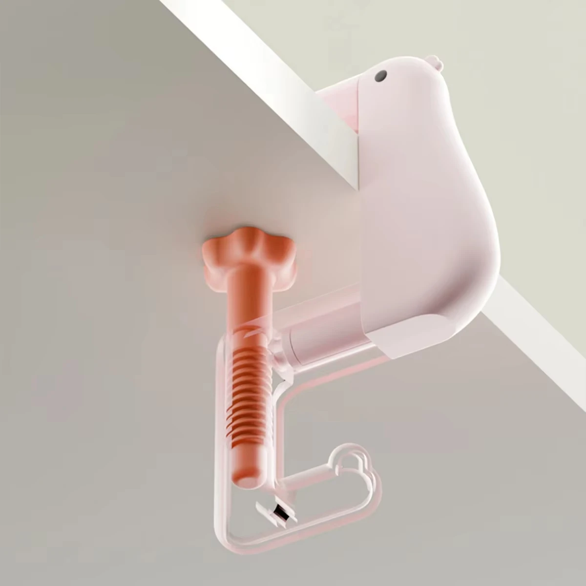 Interesting Thinking Duck Hook Portable Office Supplies Wall Hanger Table Decor Wallet Bag Hook for Desk Backpack Organizer - view 4